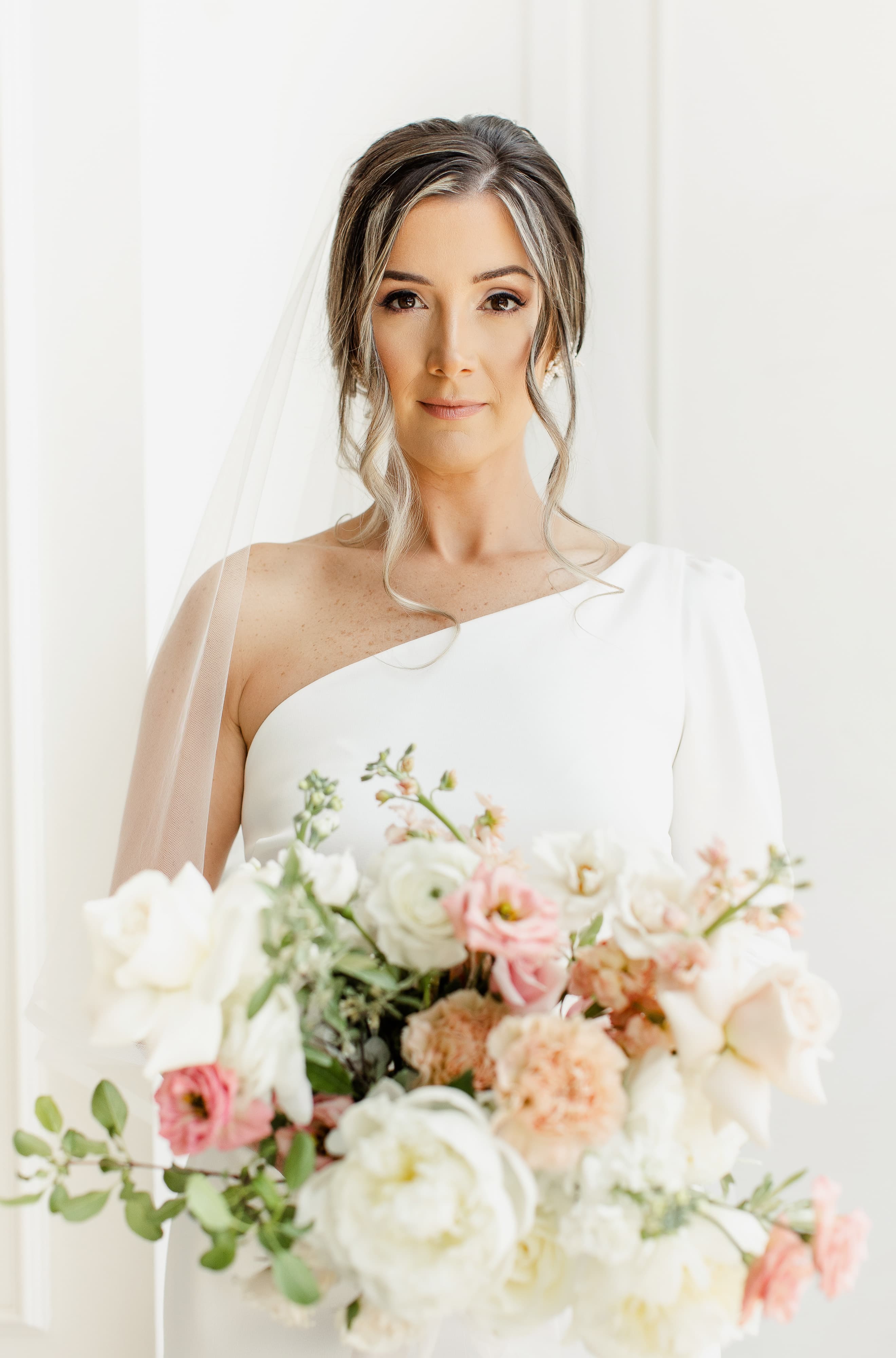 Bridal hair and makeup at Elora Mill
