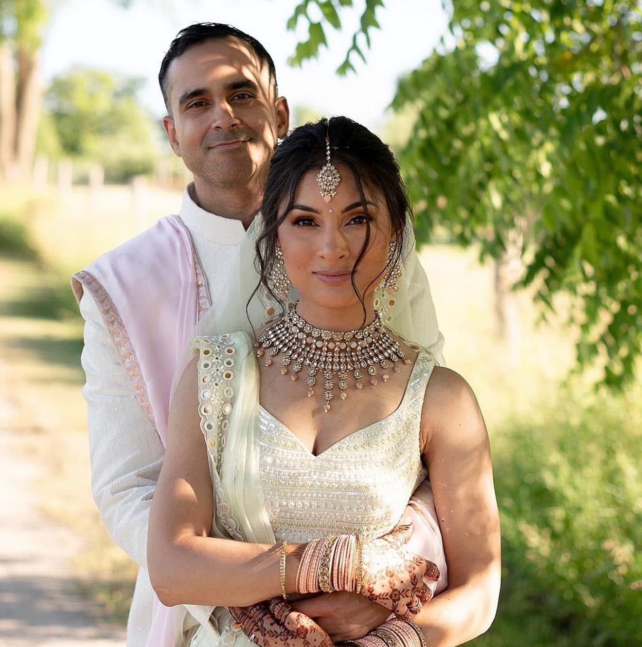 Bridal hair and makeup at Earth to Table: The Farm