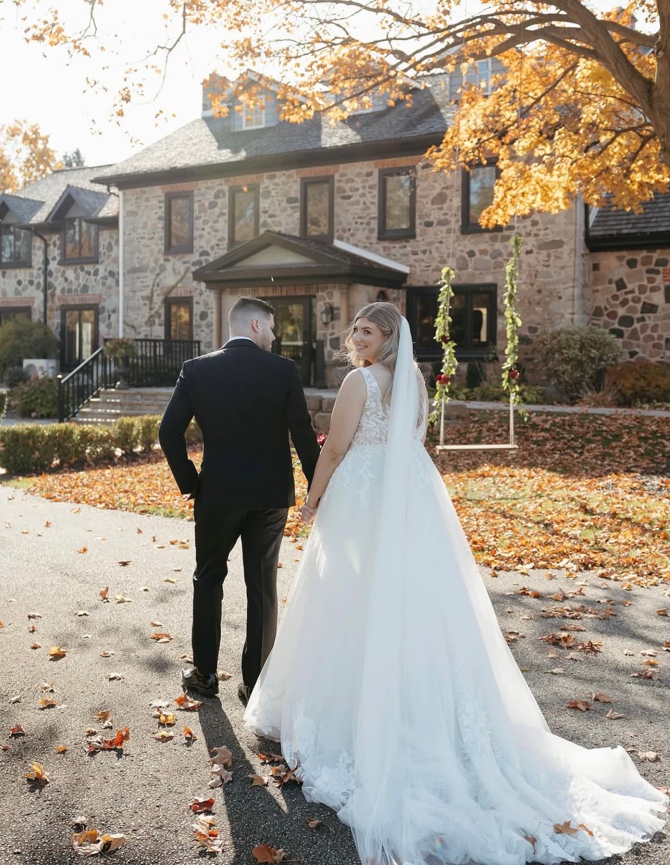 Bridal look at Roseville Estates