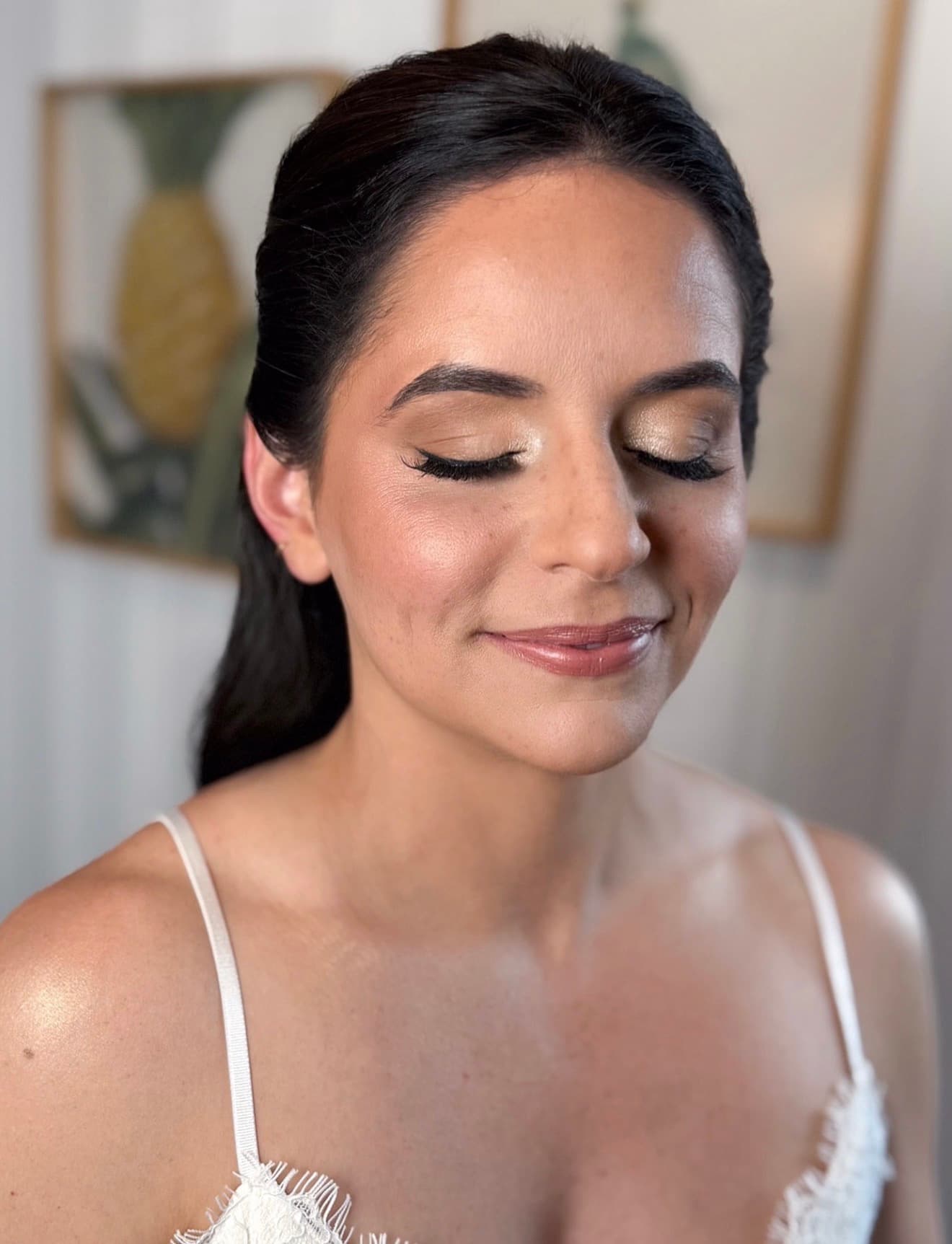 Natural glam wedding makeup by HAIR.MAKEUP by Amanda Zack