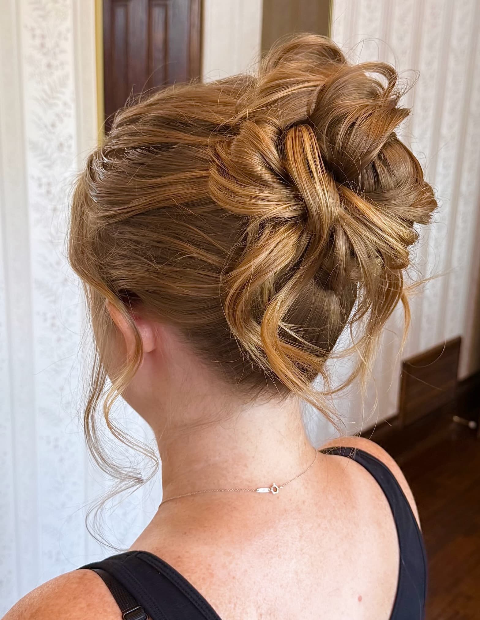 High textured updo is one of my very fav styles to create ATM π©·